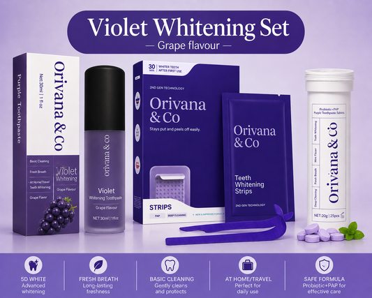 Violet Whitening Set -Grape Flavour