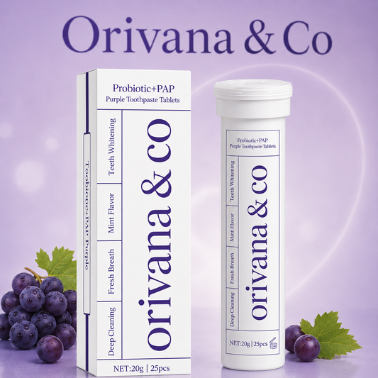 Orivana & Co Probiotic PAP Toothpaste Tablets